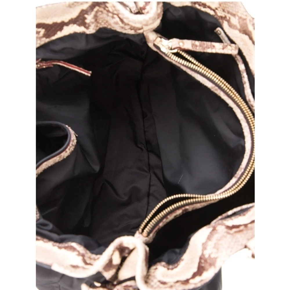 Kate  Spade Nylon w/snakeskin trim shoulder Bag - GUC - Picture 11 of 13